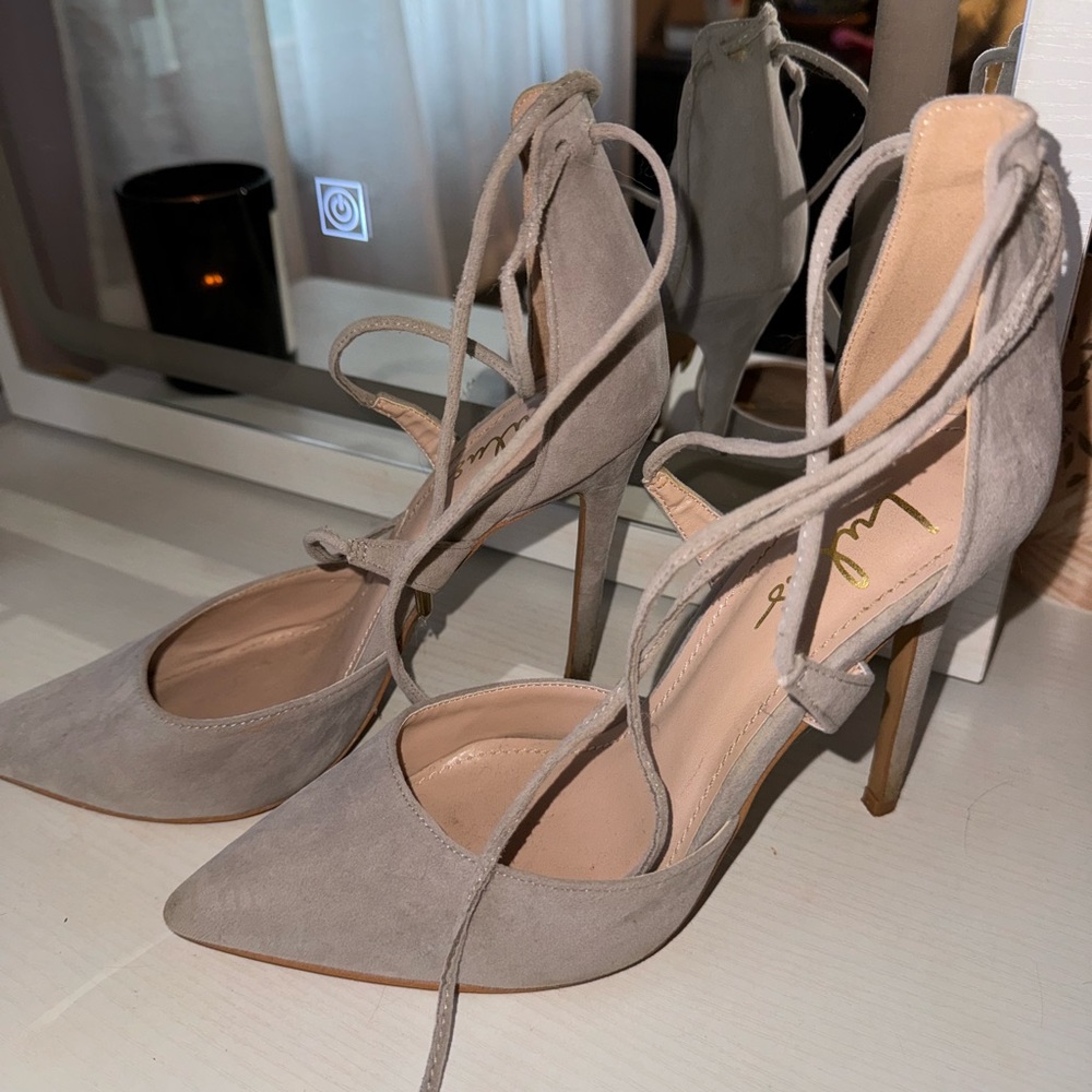 Lulu’s Lace up Stilletos